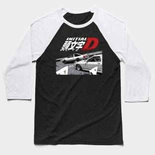 AE86 Corolla Takumi vs Ryosuke FC RX-7 Tandem Drifting Racing Baseball T-Shirt